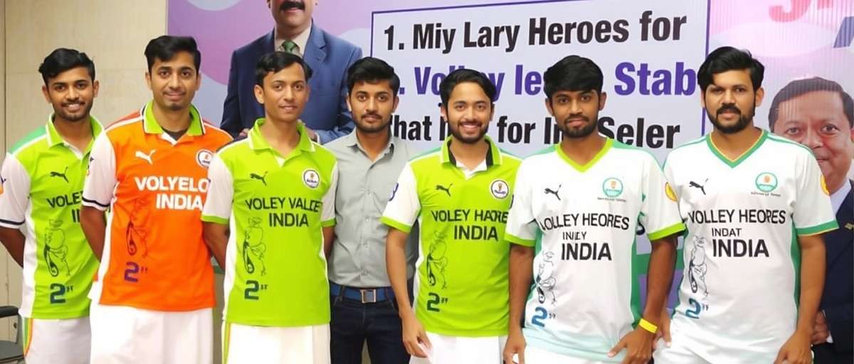 Volley Heroes India Republic Day Event Volley Heroes India Republic Day event showing players in state jerseys