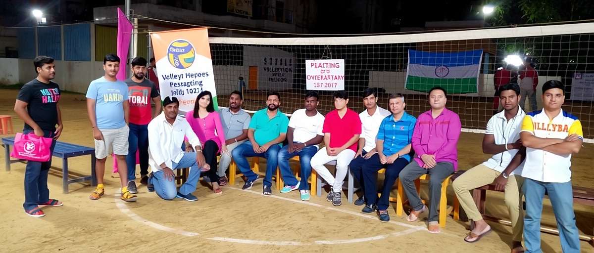 Volley Heroes India Community Tournament Volley Heroes India community meetup with players competing in a local tournament