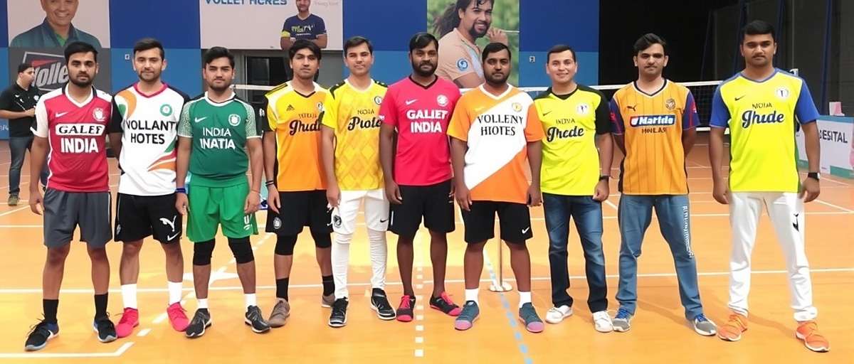 Volley Heroes India Regional Teams Volley Heroes India regional teams showcasing different state jerseys
